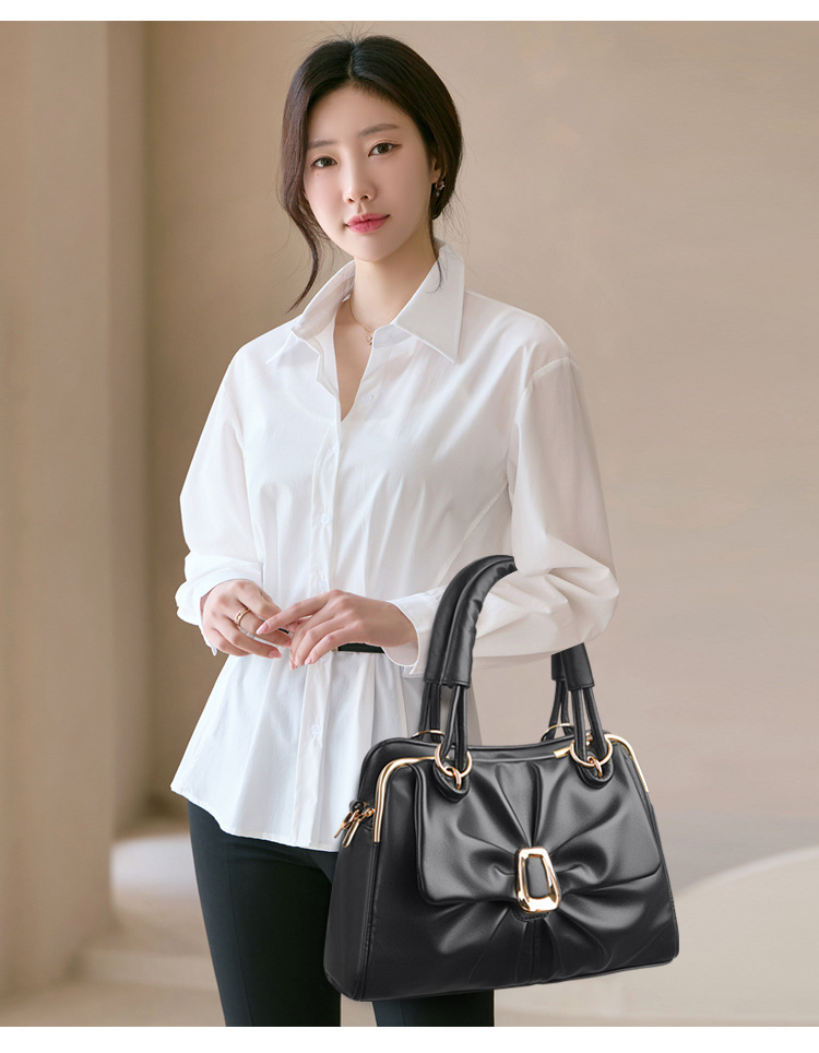 Cross-Border Pleated Bag for Women
